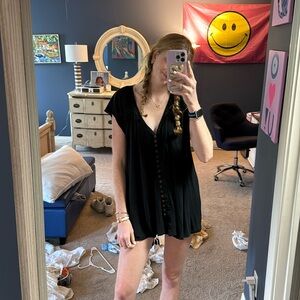 Black free people coverup dress